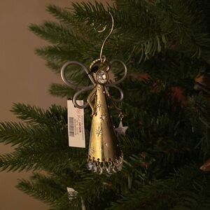 Chico’s Gold Silver Angel Ornament 2016